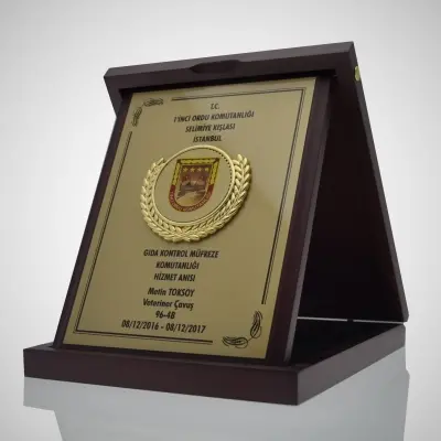 Jandarma Özel Ahşap Plaket