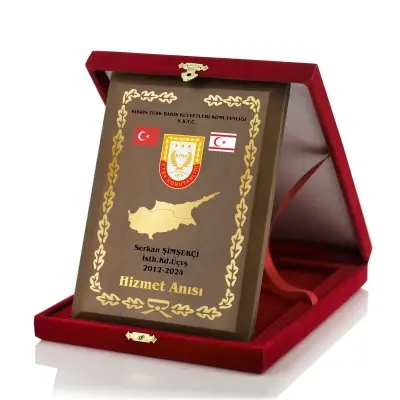 Askeri Plaket Kıbrıs Tasarımı