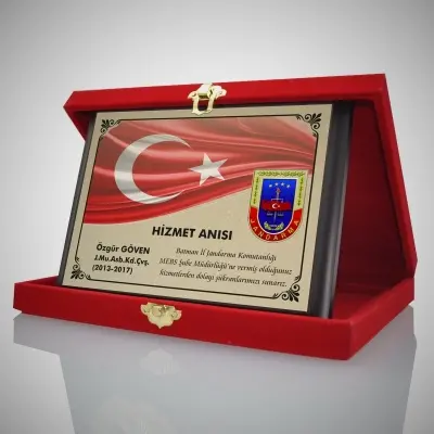 Hizmet Anısı Plaket Jandarma Plaket