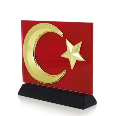 Türk Bayrağı Plaket