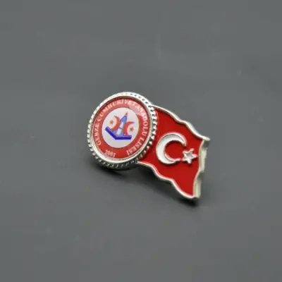 Türk Bayraklı Damla Rozet