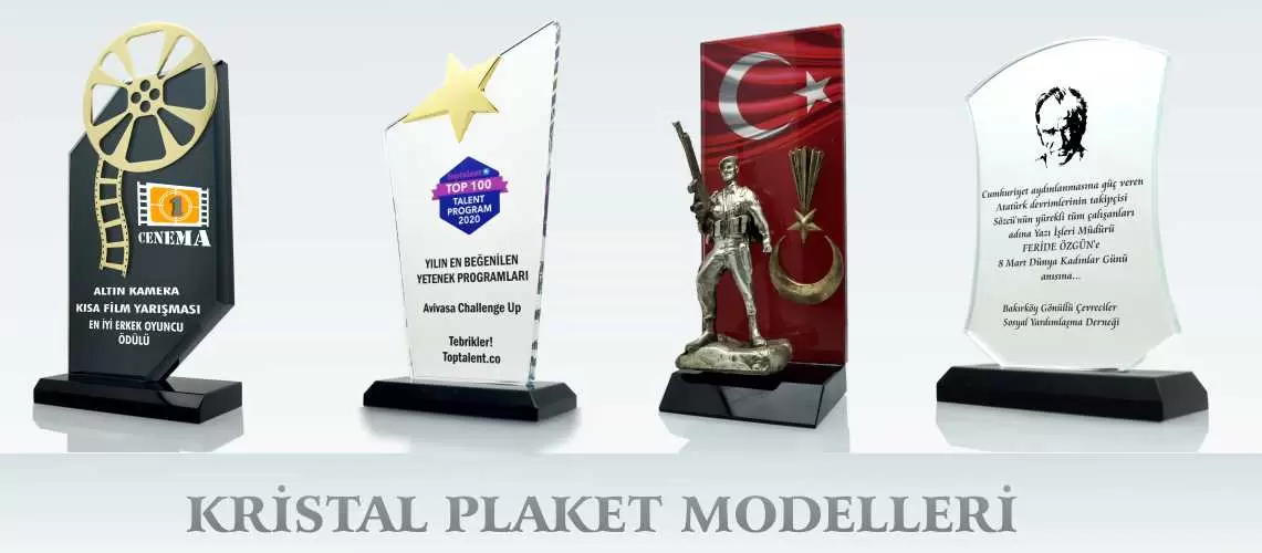 Kristal plaket