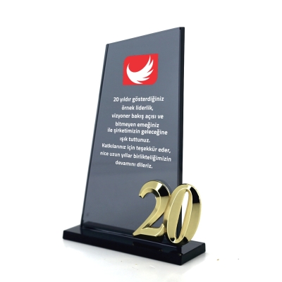 20. yıl Personel Kıdem Plaketi