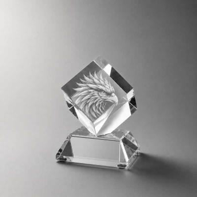 3d Lazer Patlatma Lazer Plaket