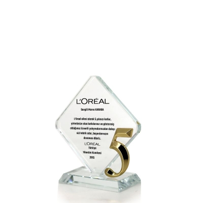 5.yıl Bankalara Şirketlere Özel Kıdem Plaketi