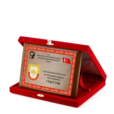 Kolordu Komutanlığı Askeri Plaket