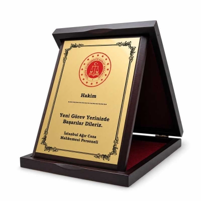Ahşap Plaket 