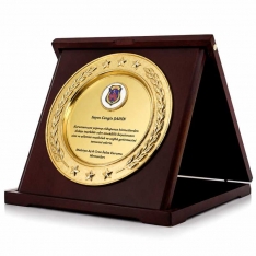 Ahşap Tabak Plaket