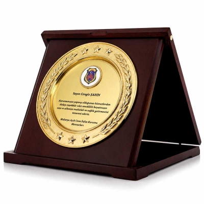 Ahşap Tabak Plaket