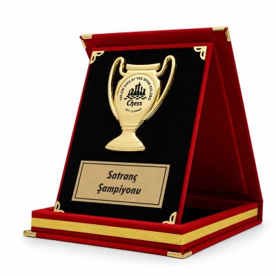 12x16 Kupa Fasetli Albüm Plaket