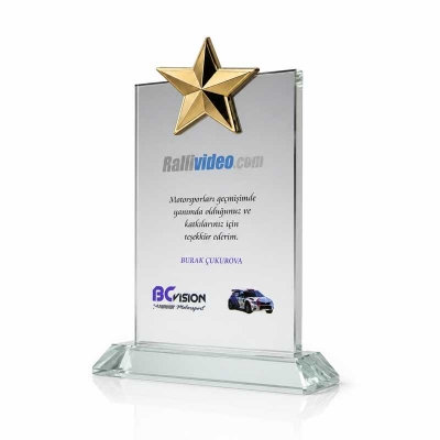 Altın  Yıldızlı Plaket Örnekleri