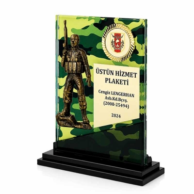 Metal Komando Asker Plaket İstanbul
