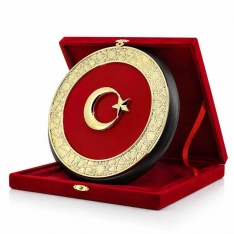 Ay Yıldızlı Türk Bayraklı Tabak Hediyeler