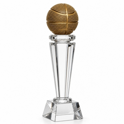 Basketbol Kristal Sutunlu Ödül Kupası