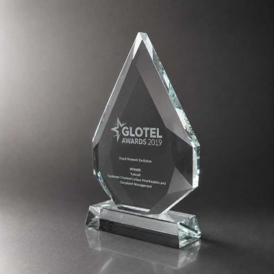 Büyük 3d Lazer Patlatma  Kristal Plaket 