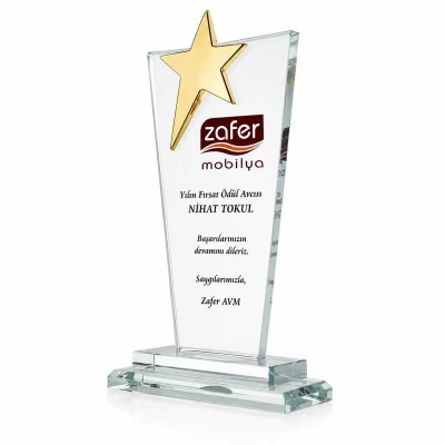 Uygun Yıldızlı Plaket 