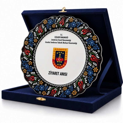 Asker Çini Tabak Plaket