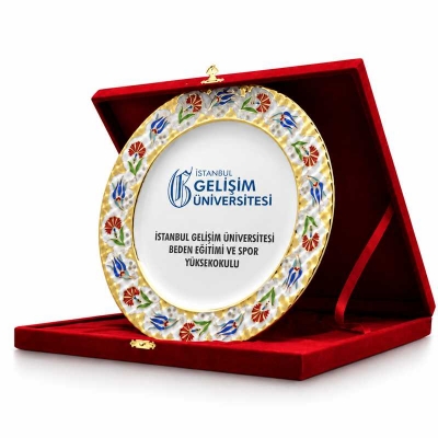 Çini Tabak Plaket Örnek