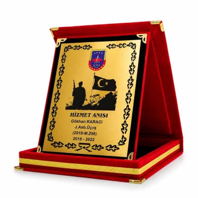 15x20 En Uygun Askeri Plaket