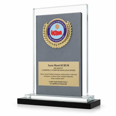 Fasetli Kristal Plaket Yapımı