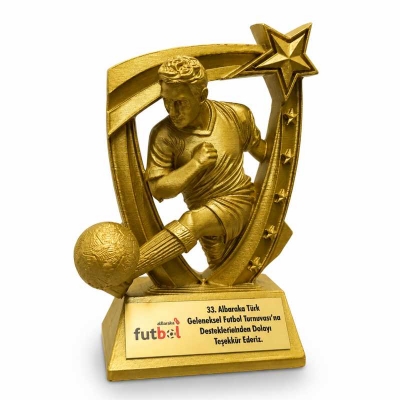 Futbol Figürlü Kupa