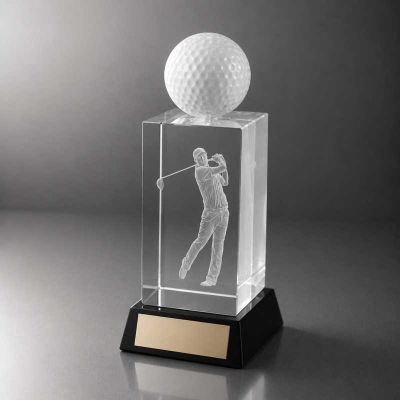 Golf Topu 3d Lazer Patlatmalı Golf Figürü