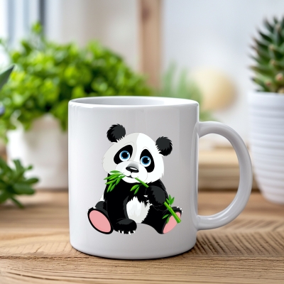 Hediye Panda Ayı Kupa Bardak
