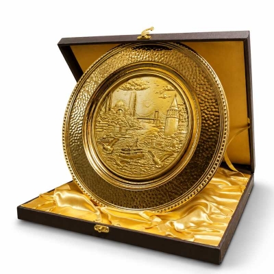 İstanbul Siluet Tabak Plaket
