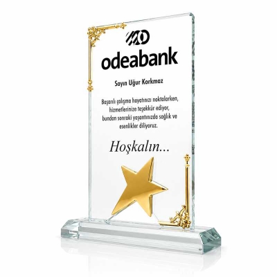 İstanbul Yıldızlı Plaket