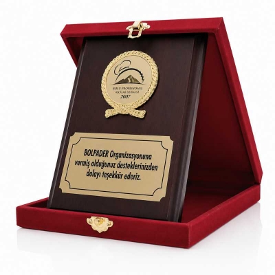 Halat Desenli Fasetli Plaket
