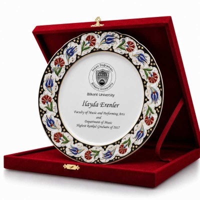 Kişiye Özel Çini Tabak Plaket 