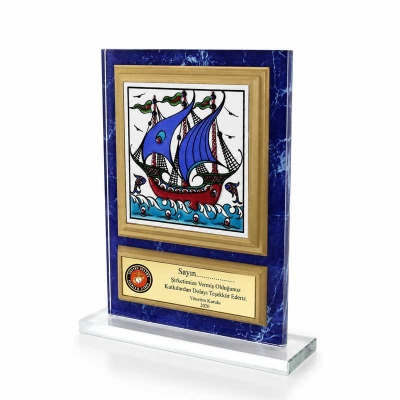 Kristal Çinili Plaket