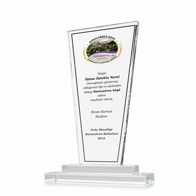 Kristal Plaket İmalatı
