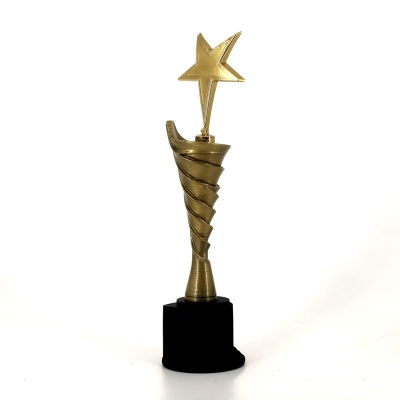 Metal Yıldızlı Ödül Plaket