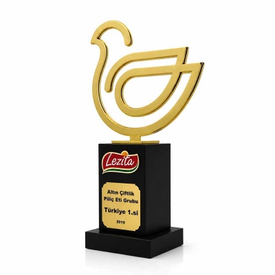 Metal Kesimli Tavuk Plaket