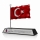 Metal Türk Bayrağı