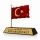 Bayraklı Kristal Masa İsimliği