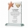 Metal Yıldızlı Kristal Plaket