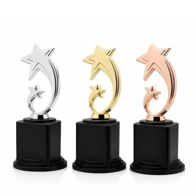 Metal Yıldızlı Ödül Plaket Satışı