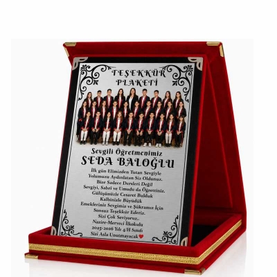 Öğretmen Teşekkür Plaketi  15cmx20cm 