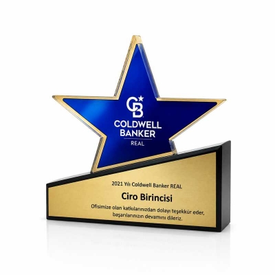 Kesimli Yıldız Plaket