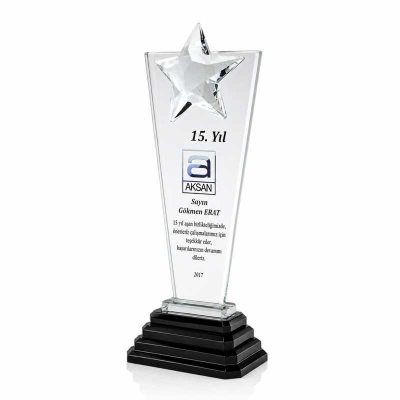Özel Tasarım Yıldız Plaket Çeşitleri