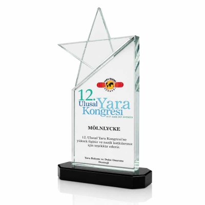 Özel Tasarımlı Yıldız Plaket