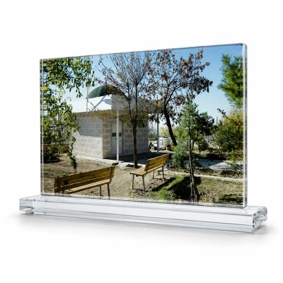 Resimli Kristal Plaket