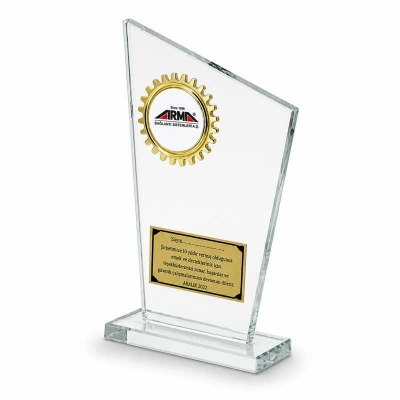 Sanayi Fasetli Kistal Plaket