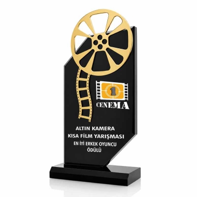 Sinema Kamerası Kristal Plaket