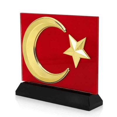 Türk Bayrağı Plaket