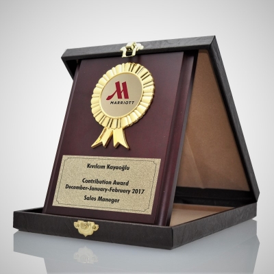Deri Kutulu Plaket Örnekleri